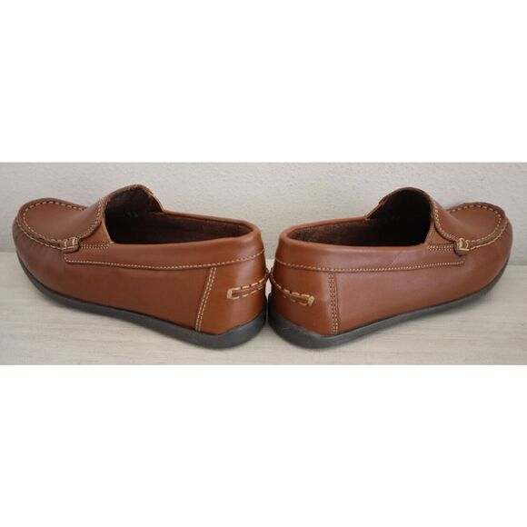 Florsheim 16564-257 Kids Sz 3M Saddle Tan Brown Jasper Venetian Jr. Loafers - Picture 8 of 12